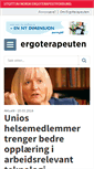 Mobile Screenshot of ergoterapeuten.no